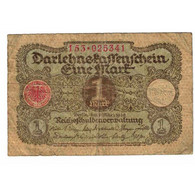 Billet, Allemagne, 1 Mark, KM:58, TB - 1 Rentenmark