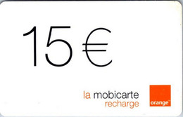 (24-6-2022 H) Phonecard -  France - (1 Phonecard)  Mobicard Recharge - 15 EURO - Ohne Zuordnung