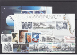 Greenland 2003 - Full Year MNH ** Excluding Self-Adhesive Stamps - Volledige Jaargang