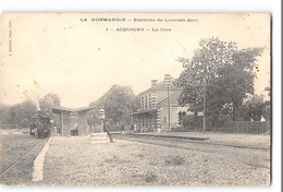 CPA 27 Acquigny La Gare Environs De Louviers Train - Acquigny