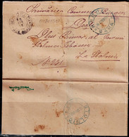 ROMANIA 1899 LETTER SENT  IN 15/4/1899 FROM BUCHAREST TO STOLNICI VF!! - Briefe U. Dokumente