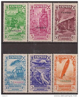 TABE6SCCF-L4232PC--TCOLESPSCLAS.Maroc Marocco.TANGER ESPAÑOL BENEFICENCIA 1938 (Ed  6/11*) Con Charnela LUJO - Altri & Non Classificati