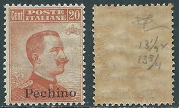 1918 CINA PECHINO EFFIGIE 20 CENT MNH ** - RF38-6 - Pékin