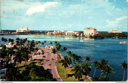 Florida West Palm Beach Scenic Flagler Drive 1960 - West Palm Beach