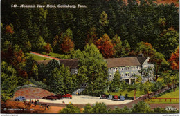 Tennessee Gatlinburg Mountain View Hotel Curteich - Smokey Mountains