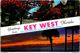 Florida Key West Greetings From The Island City - Key West & The Keys