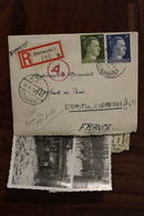 Allemagne France 1944 Photos Eberswalde LAGER Censure Ae Cover Reich STO Reich GEMEINSCHAFTSLAGER - Guerre De 1939-45