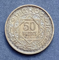 Maroc - Pièce De 50 Francs 1371 (1951), Empire Chérifien - Marokko