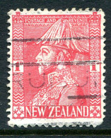 New Zealand 1926-34 Field Marshall - Cowan - P.14 X 15 - 1d Pale Carmine (SG 468e) - Gebruikt