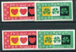 SWEDEN 1970 UNO 25th Anniversary MNH / **.  Michel 690-91 - Ongebruikt