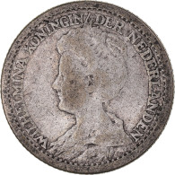 Monnaie, Pays-Bas, Wilhelmina I, 25 Cents, 1917, Utrecht, TB, Argent, KM:146 - 25 Cent