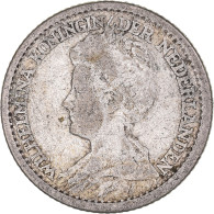 Monnaie, Pays-Bas, Wilhelmina I, 25 Cents, 1925, Utrecht, TB, Argent, KM:146 - 25 Cent