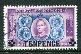 New Zealand 1944 10d Surcharge Used (SG 662) - Gebruikt