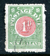 New Zealand 1919-20 Postage Dues - Cowan Paper - P.14 - 1d Red & Green Used (SG D21) - Impuestos