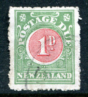 New Zealand 1919-20 Postage Dues - Cowan Paper - P.14 - 1d Red & Green Used (SG D21) - Timbres-taxe