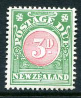 New Zealand 1925-35 Postage Dues - Cowan Paper - P.14 - 3d Carmine & Green HM (SG D36) - Strafport