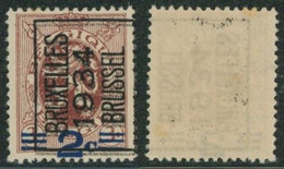 Lion Héraldique - N°315 Préo Typos "Bruxelles 1934 Brussel" (n°272F) / Impression Double - Typografisch 1929-37 (Heraldieke Leeuw)