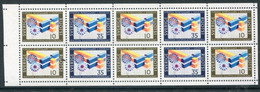 SWEDEN 1967 Finnish Settlers In Sweden Booklet Pane MNH / **.  Michel 584-85 - Ongebruikt