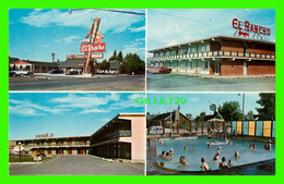 ROCK SPRINGS, WY - EL RANCHO MOTOR LODGE - 4 MULTIVUES - LUSTERCHROME - - Rock Springs