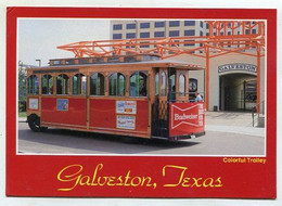 AK 064033 USA - Texas - Galveston - Colourful Trolley - Galveston