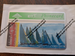 Phonecard GRANDE BRETAGNE GREAT BRITAIN SAIL BOATS / ADMIRALS CUP 1993/ 5 Units MINT  **10242** - Bt Thematische Uitgaven Van Burgerlijke Vliegtuigen