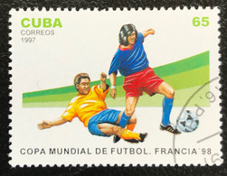 Cuba - C10/20 - (°)used - 1997 - Michel 4006 - WK Voetbal - Gebraucht