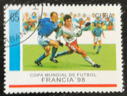 Cuba - C10/21 - (°)used - 1998 - Michel 4088 - WK Voetbal - Gebraucht