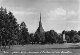 3192"TORINO- GIARDINO REALE -MONUMENTO AL CARABINIERE -MOLE ANTONELLIANA" - Mole Antonelliana