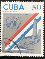 Cuba - C10/21 - (°)used - 1990 - Michel 3413 - Congres Van De VN - Gebraucht