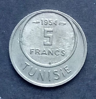 Tunisie - Pièce De 5 Francs 1954 - Tunesien