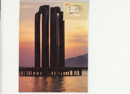 Macau, Macao, Maximum Cards, (87), Macau Visto Por...Lio Man Cheong 1995 - Cartes-maximum