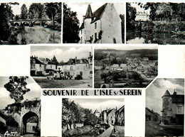 L'isle Sous Serein * Souvenir De La Commune * Cp 9 Vues - L'Isle Sur Serein