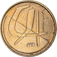 Monnaie, Espagne, Juan Carlos I, 5 Pesetas, 1990, Madrid, TB+, Bronze-Aluminium - 25 Pesetas