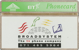 ENGLAND : BTP115 5u BROADSYSTEM ( Batch: 228B17038) MINT - BT Allgemeine