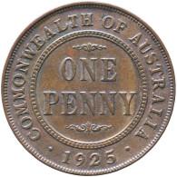 LaZooRo: Australia 1 Penny 1925 XF - Penny