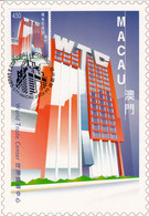 Macau, Macao, Maximum Cards, (122) Obras E Edificios Modernos 1999 - Cartes-maximum