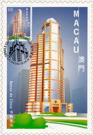 Macau, Macao, Maximum Cards, (124) Obras E Edificios Modernos 1999 - Cartes-maximum