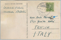 75304 - ISLAND  Iceland - Postal History - POSTCARD To ITALY 1935 - Other & Unclassified