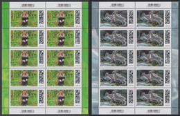 !a! GERMANY 2021 Mi. 3608-3609 MNH SET Of 2 SHEETS (10 Each) - Baby Animals - 2021-…