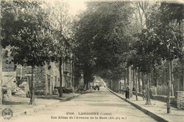 Langogne * Les Allées De L'avenue De La Gare - Langogne