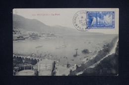 MONACO -  Oblitération De Monaco Condamine Sur Carte Postale En 1963 Avec Timbre Voilier - L 124168 - Brieven En Documenten