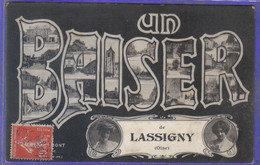 Carte Postale 60. Lassigny  Un Baiser  Très Beau Plan - Lassigny