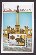 HUNGARY 1996 - International Stamp Exhibition / 2 Scans - Commemorative Sheets