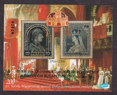 HUNGARY 1997 - Eilika Von Oldenburg Es Habsburg Gyrgy Menyegzoje Budapesten 1997 Oktober 18. / 2 Scans - Commemorative Sheets