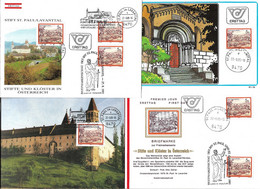 2112h: Heimatsammler 9470 St. Paul, Österreich 1985, ANK 1858, Je 2 FDCs/ MKs - Wolfsberg