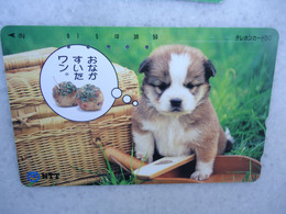 JAPAN   NTT AND  OTHERS CARDS  ANIMALS  DOG  DOGS - Dogs