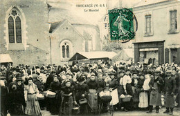 Thouarcé * 1909 * Le Marché * Coiffes - Thouarce