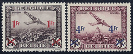 BELGICA 1935 - Yvert #A6/7 - MLH * - 1929-1941 Groot Montenez