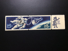 USA, 1967, Gémini 4 Et Astronaute White. Conquête Spatiale, YT 834/835, Neuf ** - USA