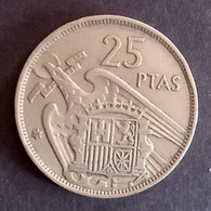 Espagne - Pièce De 25 Pesetas 1957 (Franco) - 25 Pesetas